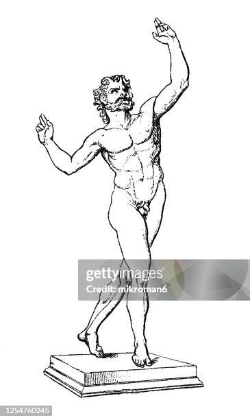 Faen Riomon Faun Or Satyr After A Roman Statue ストックフォトと画像 - Getty Images