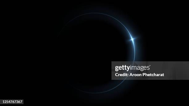 eclipse light, abstract lens flare ring background. - eclipse stock pictures, royalty-free photos & images