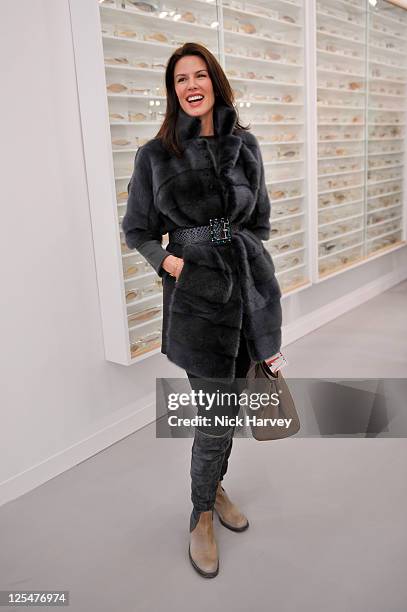 Christina Estrada-Juffali attends the VIP Preview of Frieze Art Fair at Regent's Park on October 13, 2010 in London, England.