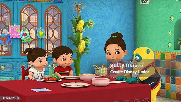 For Tamales With Love" - Oso teaches Carmen and her cousins how to make their abuela's famous tamales. Rita Moreno guest stars as Abuela. This...