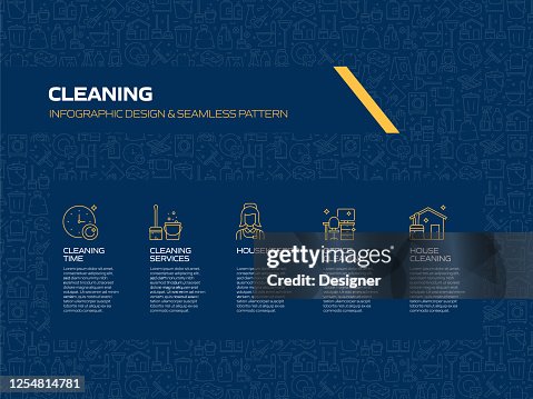 Cleaning Related Process Infographic Template Process Timeline Chart ...