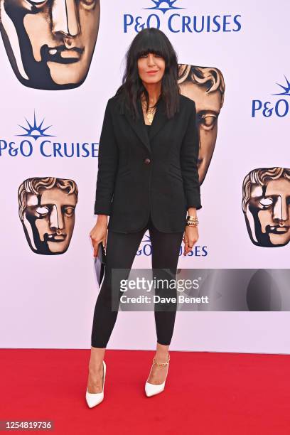 Claudia Winkleman arrives at the 2023 BAFTA Television Awards with P&O Cruises at The Royal Festival Hall on May 14, 2023 in London, England.