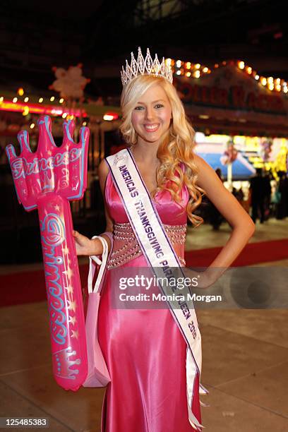 America's Thanksgiving Parade Queen Makayla McCoskey attends the 2010 Hob Nobble Gobble at Ford Field on November 20, 2010 in Detroit, Michigan.