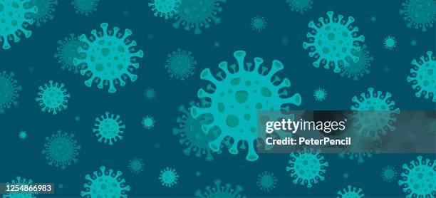 virus background. coronavirus covid-19 pattern. vector flat template - coronavirus background stock illustrations