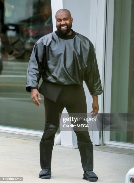 Kanye West is seen out and abouton May 13, 2023 in Los Angeles, California.