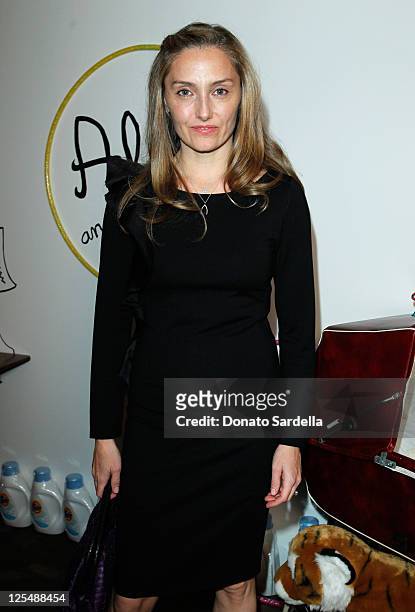 Actress Ruthanna Hopper attends the alice + olivia by Stacey Bendet Holiday Party For Baby Buggy held at Soho House on December 6, 2010 in West...