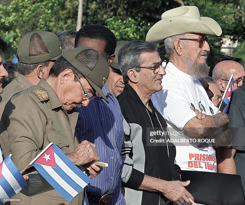 General Raul Castro General Raul Castro , Minister of the Armed Forces of Cuba, and his ...
