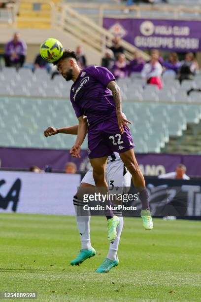Nolas Gonzalez of ACF Fiorentina during the Italian Serie A football match between Fiorentina and Udinese, on May 14, 2023 at the Artemio-Franchi...