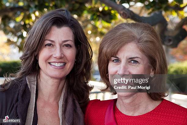 Singer/songwriter Amy Grant and Gail McGovern, President and CEO, American Red Cross, pose for a photo at the 2010 Holiday Mail for Heroes program...