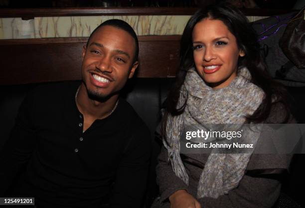 Terrence J. And Rocsi attend B.B. King's Presents Raheem DeVaughn at the B.B. King Blues Club & Grill on November 29, 2010 in New York City.