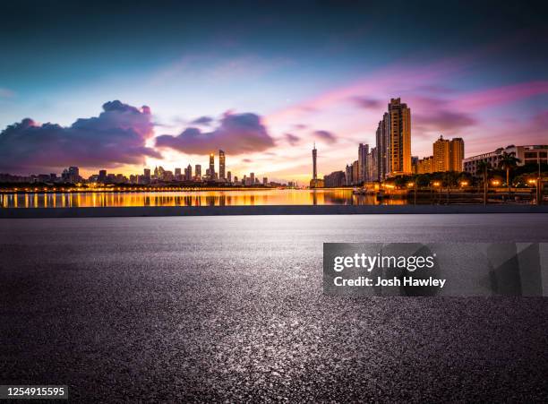 city road - street dusk stock pictures, royalty-free photos & images