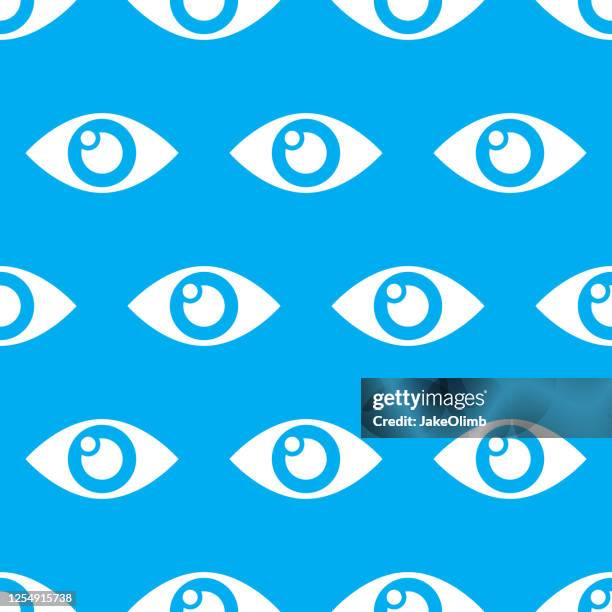 eyes pattern silhouette - contact lens stock illustrations