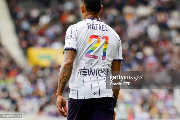 Rafael RATAO during the Ligue 1 Uber Eats match between Toulouse and Nantes Stadium Municipal on May 14, 2023 in Toulouse, France.