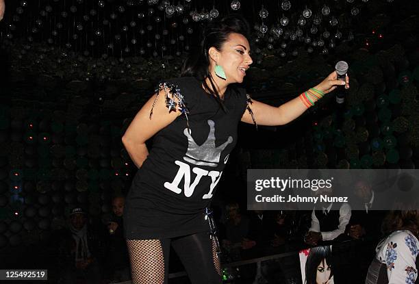 Recording artist Luciana performs at Greenhouse on November 15, 2010 in New York City.