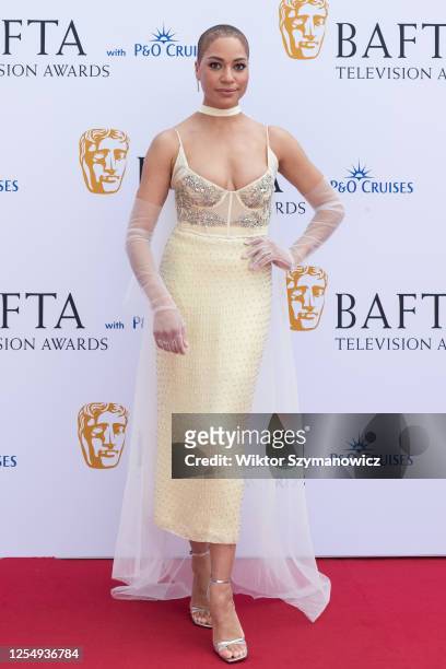 Cush Jumbo attends the BAFTA Television Awards with P&O Cruises at the Royal Festival Hall in London, United Kingdom on May14, 2023.