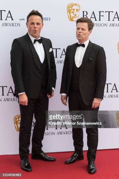 Anthony McPartlin and Declan Donnelly attend the BAFTA Television Awards with P&O Cruises at the Royal Festival Hall in London, United Kingdom on...