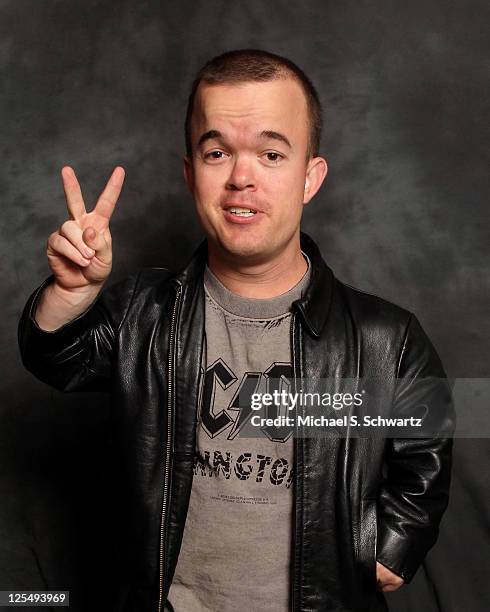 Comedian Brad Williams poses at The Ice House Comedy Club on November 30, 2010 in Pasadena, California.