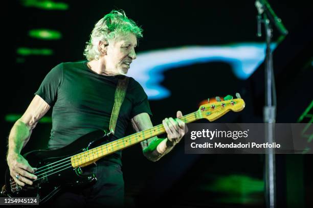 English singer and musician Roger Waters performs live on stage at Lucca Summer Festival. Lucca , July 11th, 2018