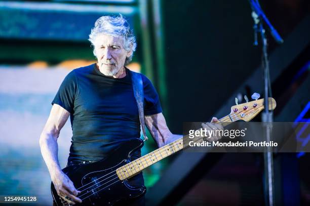 English singer and musician Roger Waters performs live on stage at Lucca Summer Festival. Lucca , July 11th, 2018