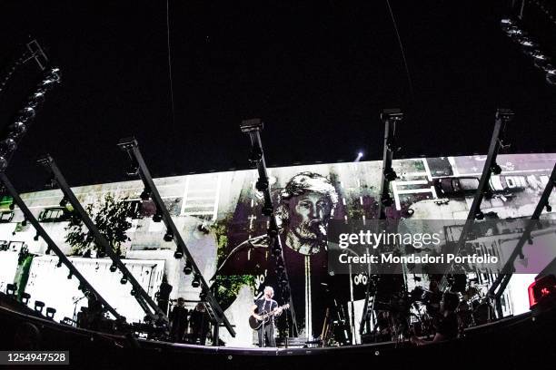 English singer and musician Roger Waters performs live on stage at Lucca Summer Festival. Lucca , July 11th, 2018