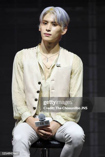 Taeyang of SF9 during SF9's 8th Mini Album '9loryUS' Showcase at Yes24 Live Hall on July 06, 2020 in Seoul, South Korea.