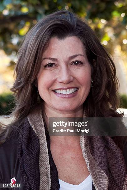 Singer/songwriter Amy Grant attends the 2010 Holiday Mail for Heroes program launch at the American Red Cross on November 11, 2010 in Washington, DC.