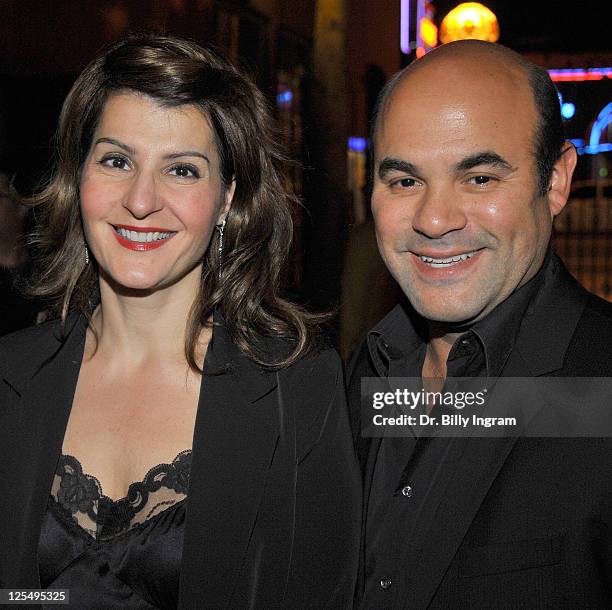 Nia Vardalos and her husband Ian Gomez attend "Standing On Ceremony: The Gay Marriage Plays" at Largo At The Coronet on December 6, 2010 in Los...