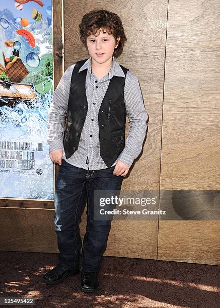 Nolan Gould arrives at "Yogi Bear 3-D" Premiere in Westwood Village on December 11, 2010 in Los Angeles, California.