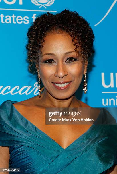 Actress Tamara Tunie attends the 7th Annual UNICEF Snowflake Ball at Cipriani 42nd Street on November 30, 2010 in New York City.