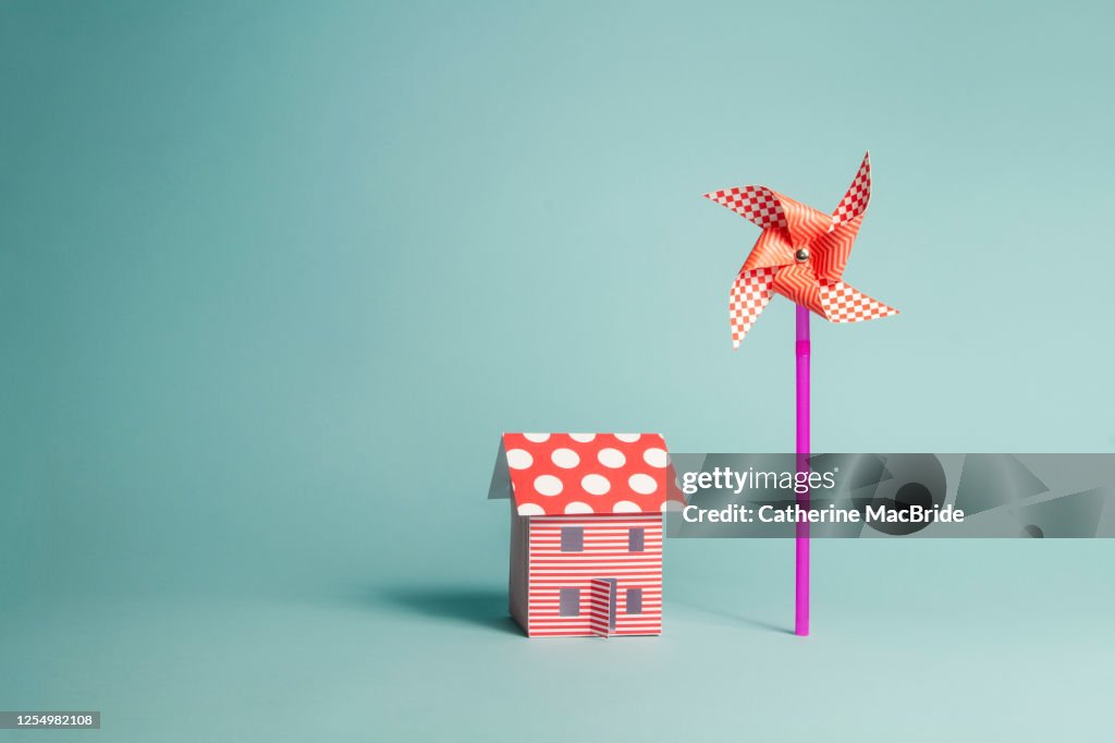 Paper Home and Paper Windmill