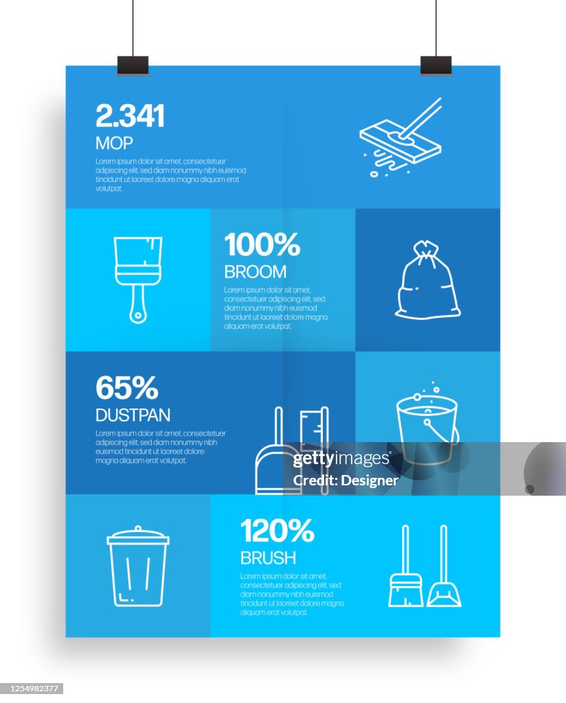 Cleaning Related Process Infographic Template Process Timeline Chart ...