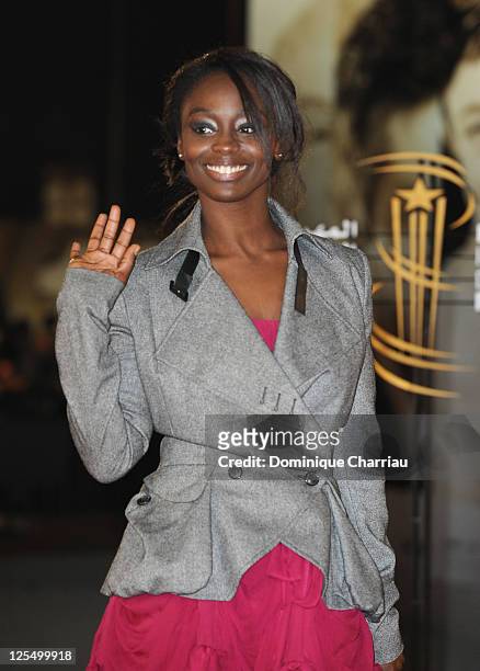 Actress Aissa Maiga attends the Tribute to the French Cinema during the 10 th Marrakech Film Festival on December 4, 2010 in Marrakech, Morocco.