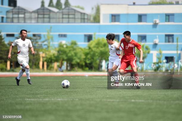 Pyongyang Football 51 Pyongyang International Football School Stock Photos, High-Res ...