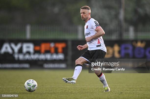 Louth , Ireland - 12 May 2023; Keith Ward of Dundalk during the SSE Airtricity Men's Premier Division match between Dundalk and Cork City at Oriel...