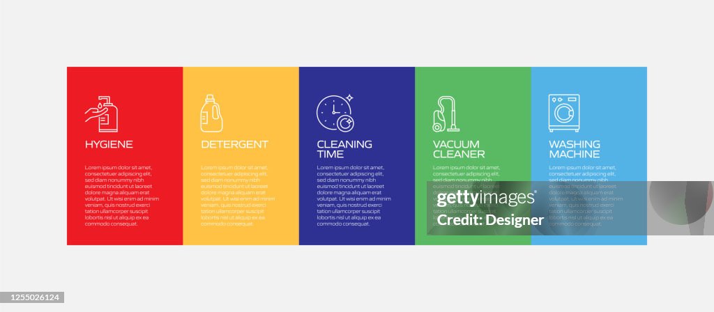 Cleaning Related Process Infographic Template Process Timeline Chart ...