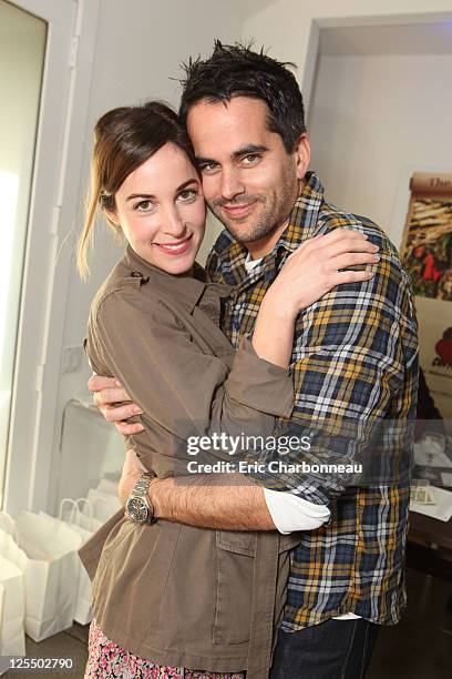 Lindsay Sloane and Dar Rollins at the African Millennium Foundation Fundraiser Partnered with Grey Goose to raise funds to buy solar ovens for AIDS...