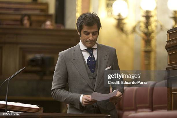 Jorge Fernandez attends the public reading of the Spanish Constitution at Palace of the Parliament on December 3, 2010 in Madrid, Spain.