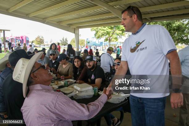 Buttonwillow, CA Rep. David Valadao is campaigning to keep his seat in congress in the race for the newly drawn congressional district 22. The...