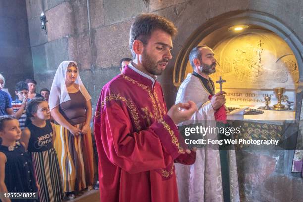 saint gayane church, vagharshapat, armavir province, armenia - gayane stock pictures, royalty-free photos & images