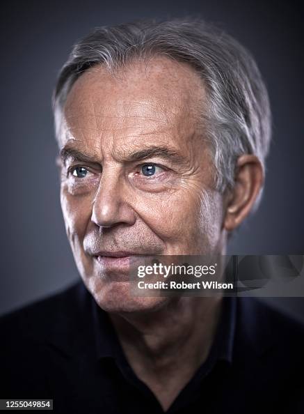 British former politician Tony Blair who served as Prime Minister of