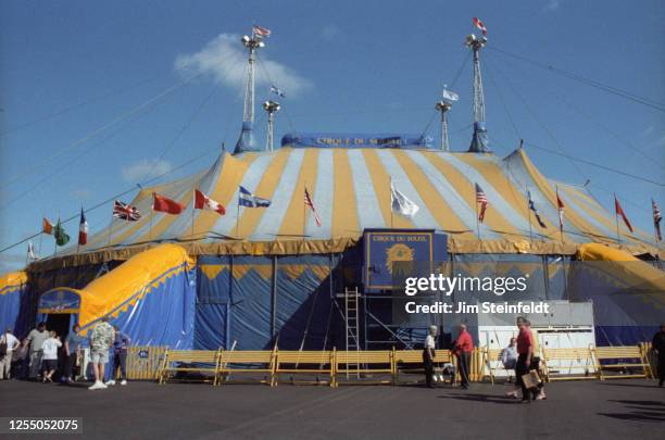 Cirque du Soleil tent in Minneapolis, Minnesota on September 3, 2000.