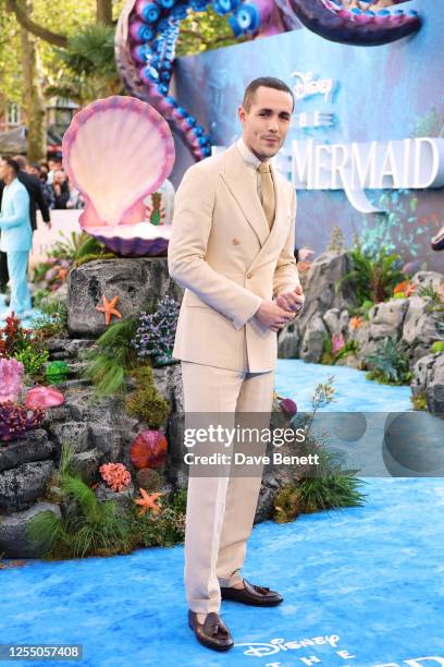 Jonah Hauer-King attends the UK Premiere of "The Little Mermaid" at Odeon Luxe Leicester Square on May 15, 2023 in London, England.