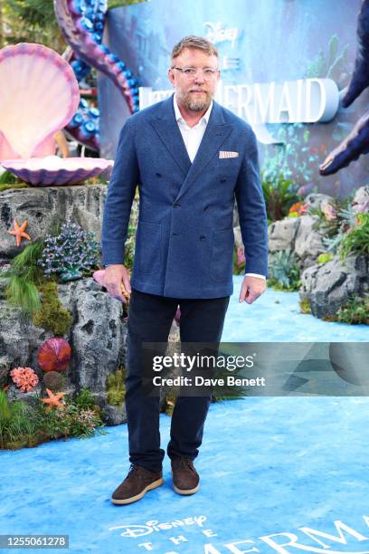 Guy Ritchie attends the UK Premiere of "The Little Mermaid" at Odeon Luxe Leicester Square on May 15, 2023 in London, England.