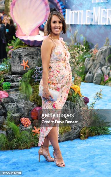 Janette Manrara attends the UK Premiere of "The Little Mermaid" at Odeon Luxe Leicester Square on May 15, 2023 in London, England.