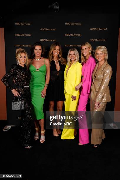 NBCUniversal Upfront in New York City on Monday, May 15, 2023 -- Pictured: Ramona Singer, LuAnn de Lesseps, Kelly Bensimon, "The Real Housewives...