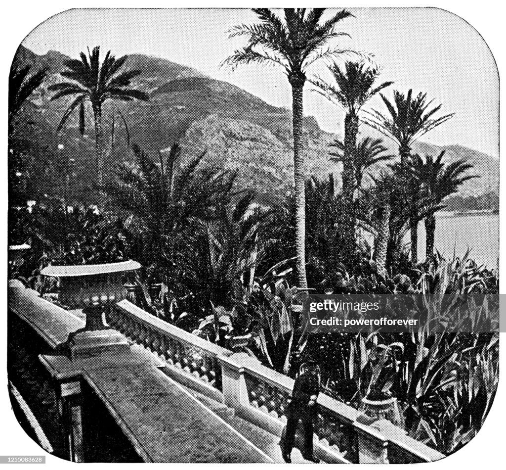 法國里維埃拉的老路 - 19世紀。