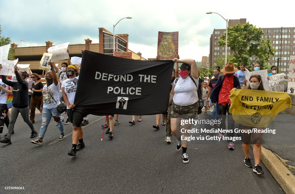 March Against White Supremacy In Reading Pennsylvania