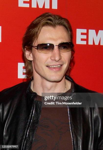 Roger Federer attends the EMI Post Grammy party at the Los Angeles County Museum of Art on February 8, 2004 in Los Angeles, California