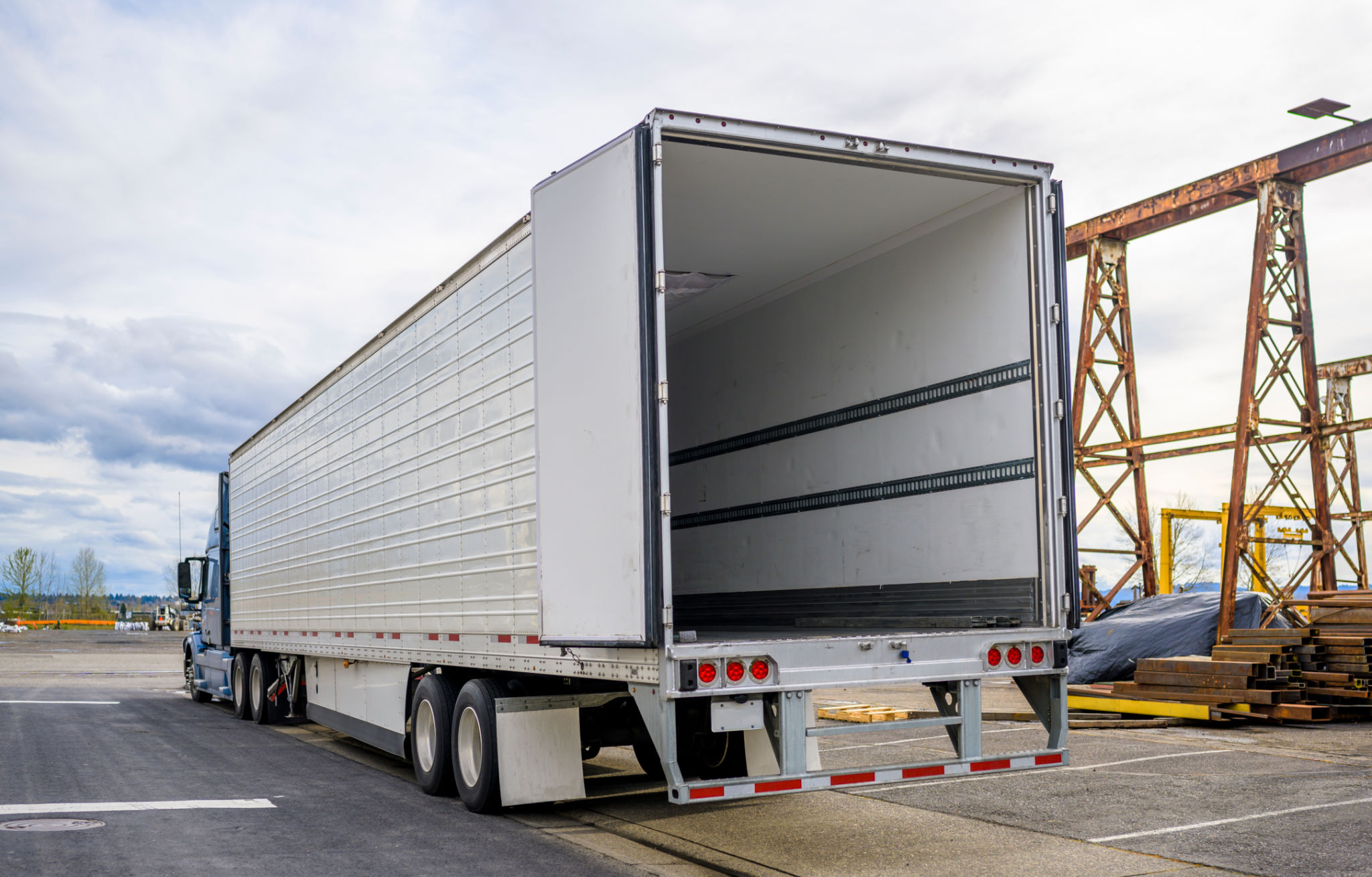 open car trailer