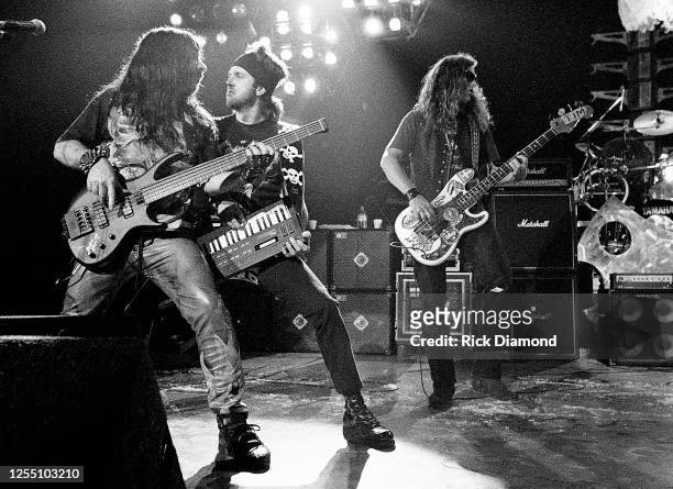Derek Smalls & Keyboardist of Spinal Tap are joined by Tim Nielsen of Drivin' N' Cryin' at The Fox Theater in Atlanta Georgia, June 12, 1992 (Photo...